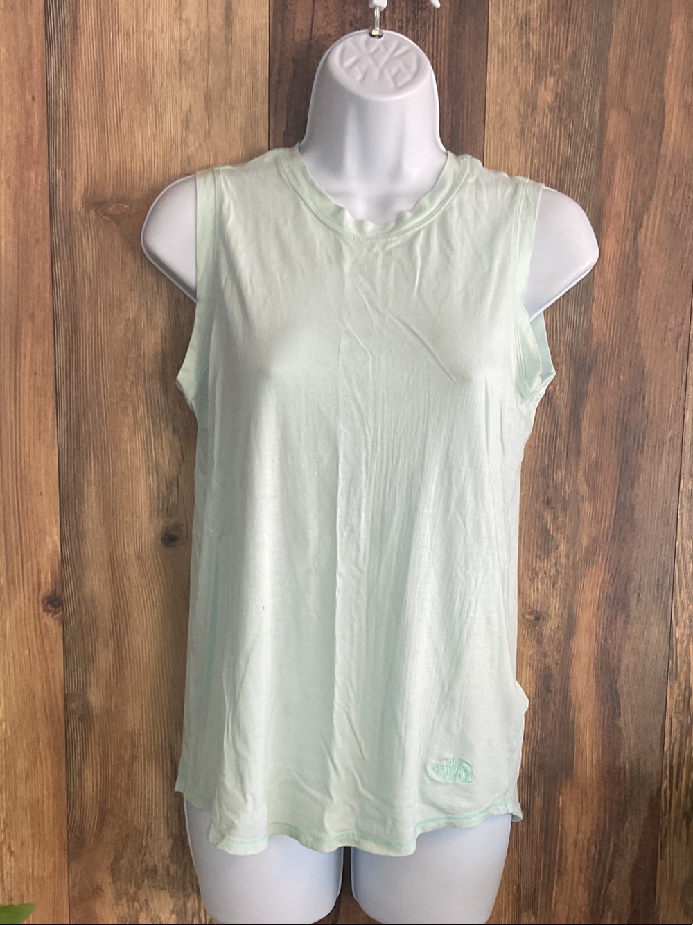 The North Face Pale Mint Crewneck Muscle Tee Tank S C290
